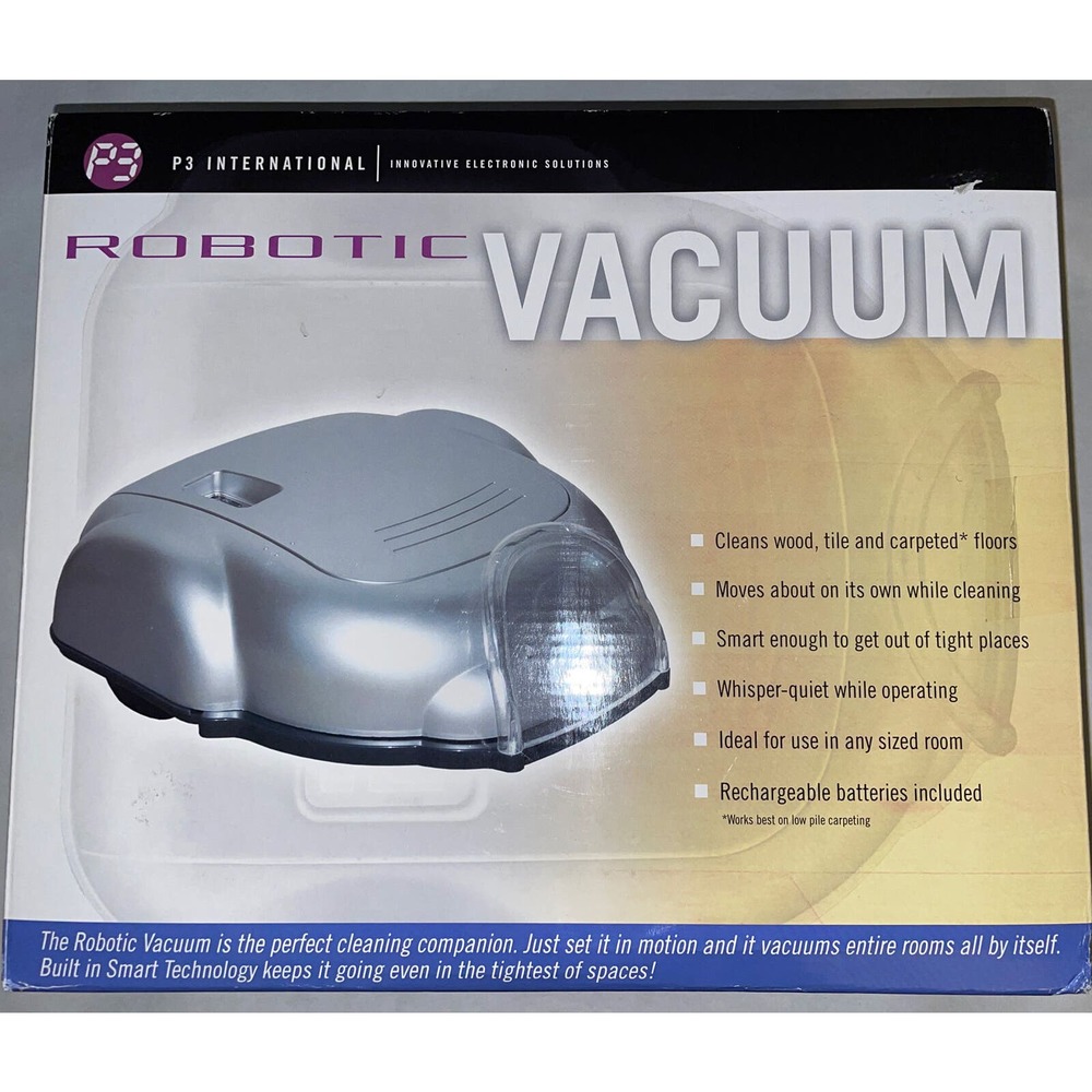 P3 P4920 Automatic Multi Surface Floor Robotic Cordless Vacuum Cleaner‎ NEW